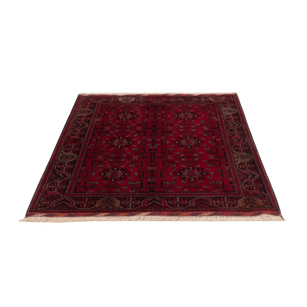 Afghan Teppich - Royal - 150 x 102 cm - rot