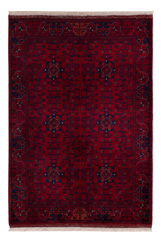 Afghan Teppich - Royal - 150 x 103 cm - rot