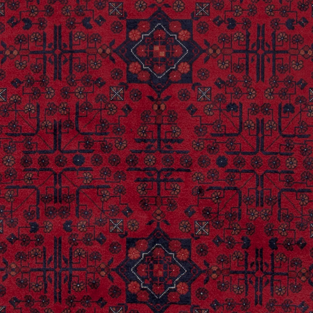 Afghan Teppich - Royal - 199 x 150 cm - rot
