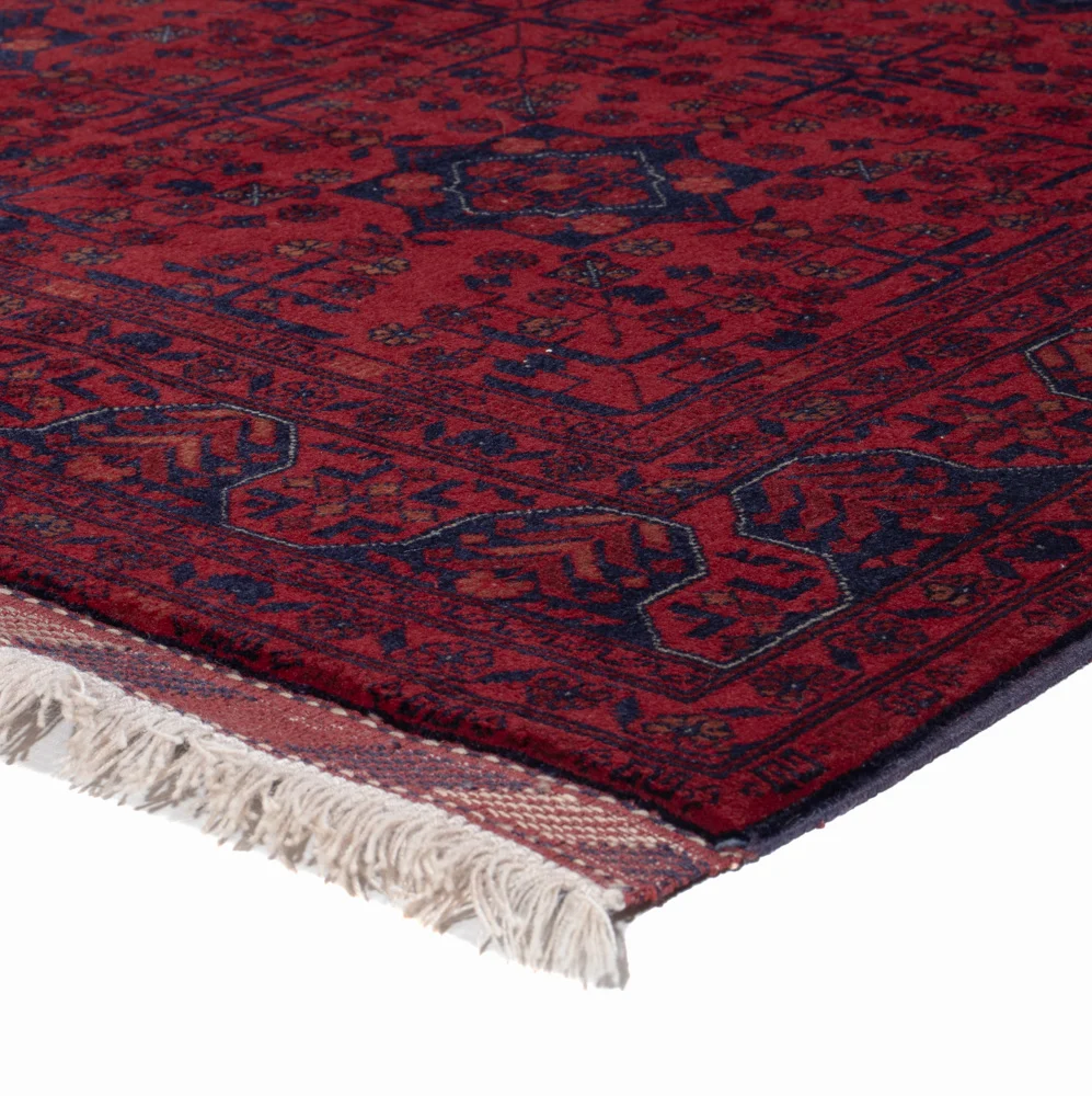 Afghan Teppich - Royal - 199 x 150 cm - rot