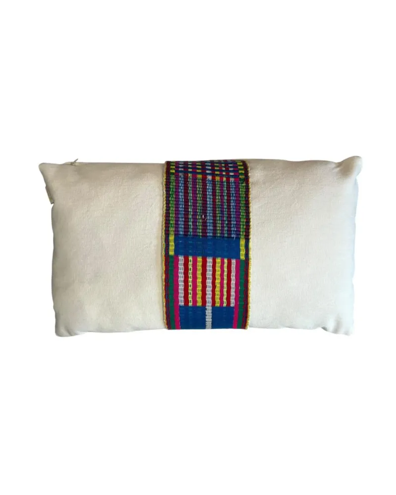 Almofada Ikat Peruano Azul 50x30 II