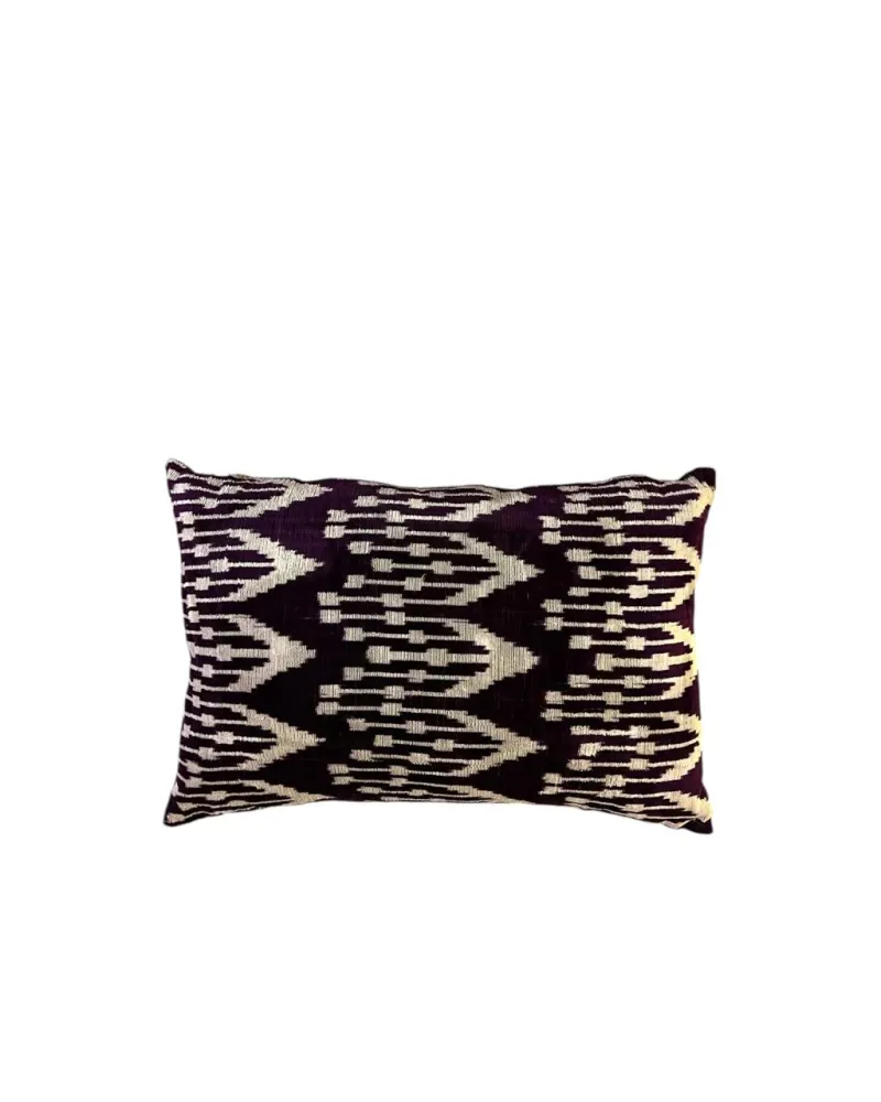 Almofada Veludo Roxa 55x37