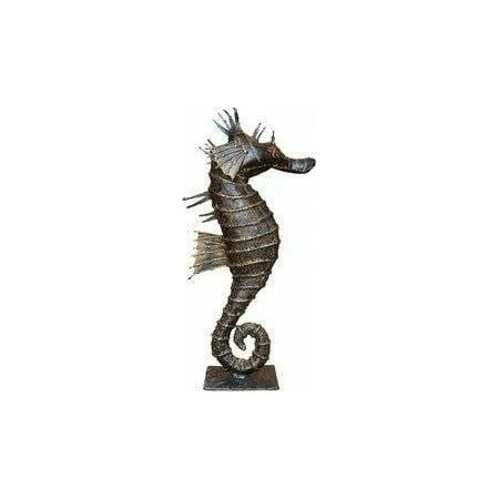Cavalo-marinho - Peixe decorativo em metal reciclado Arrosoir & Persil