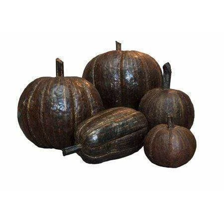 Conjunto de 5 Abóboras - Vegetal decorativo em metal reciclado Arrosoir & Persil
