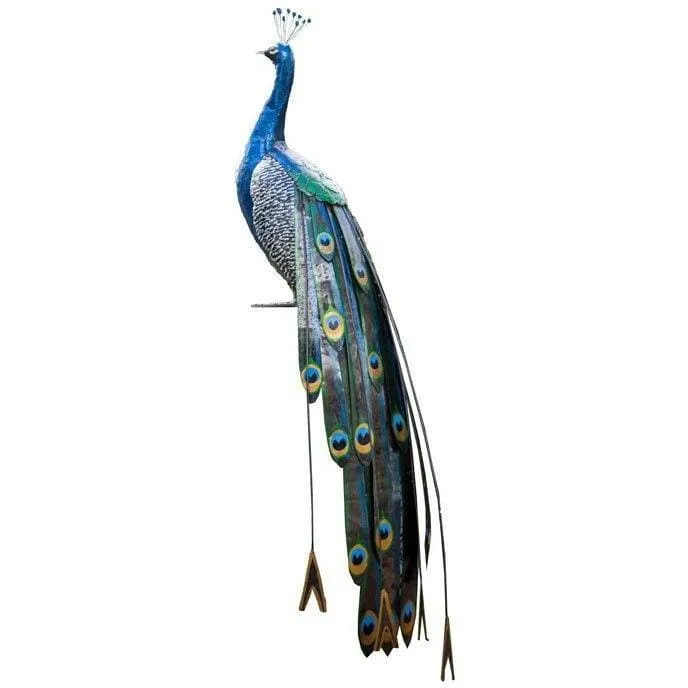 Pavão - Pássaro decorativo em metal reciclado Arrosoir & Persil