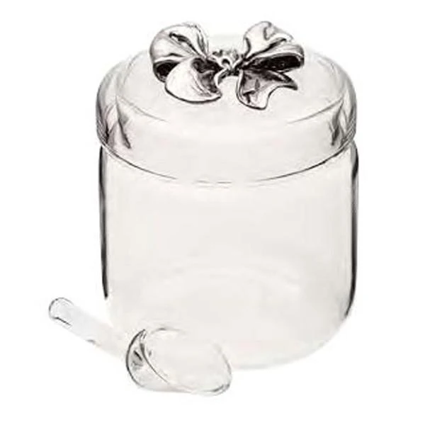 çucareiro em flocos violeta cristalizado Giovanni Raspini 7,5cm Bronzobianco B0369