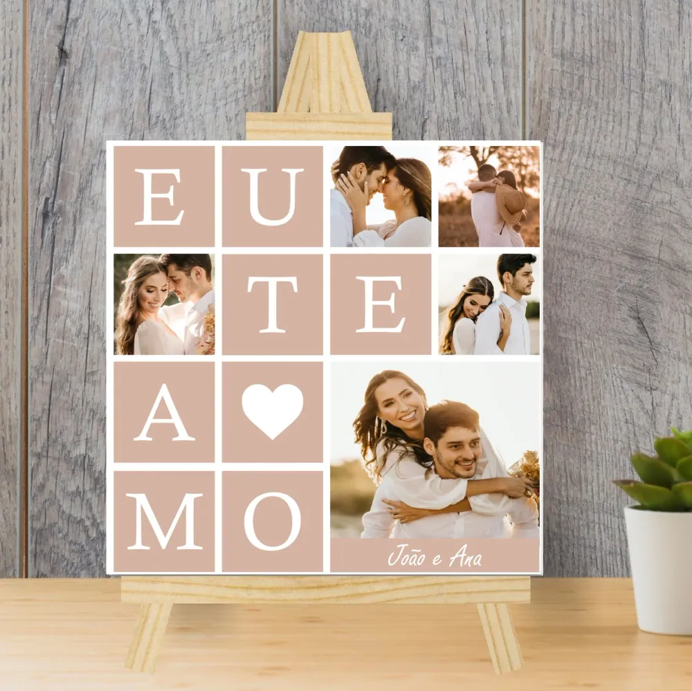 Azulejo "Eu te amo"