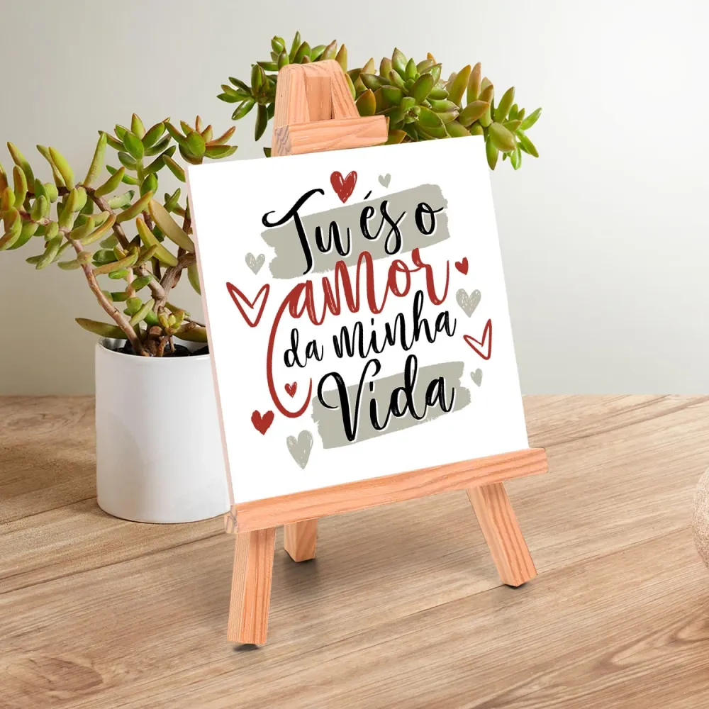 Azulejo "Tu és o amor da minha vida"