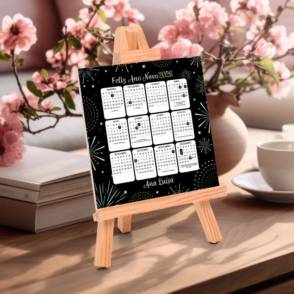 Azulejo "Calendário 2026"