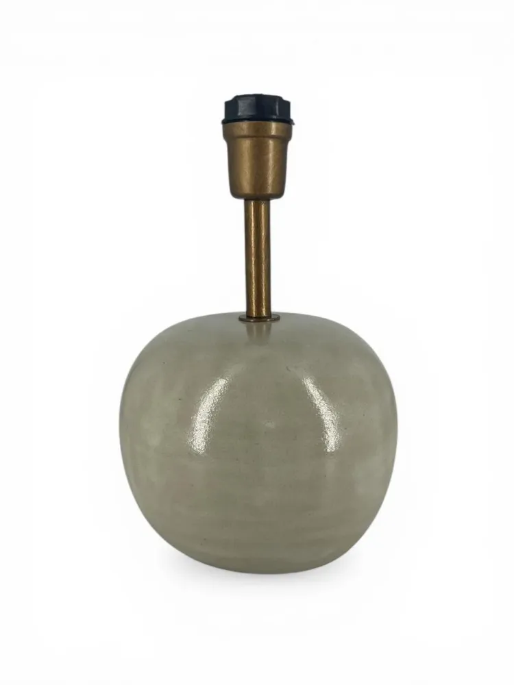 Base Abajur Bola Branco