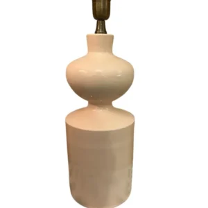 Base Abajur Silhouette Branca G