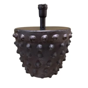 Base Abajur Spike Preto