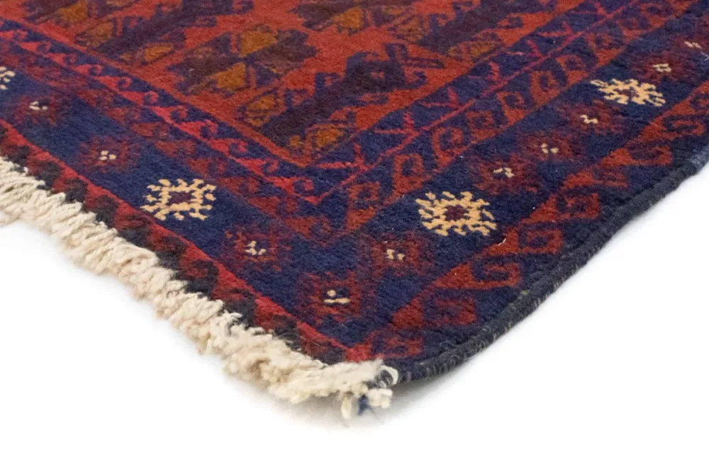 Belutsch Teppich 133 x 80 cm - orange