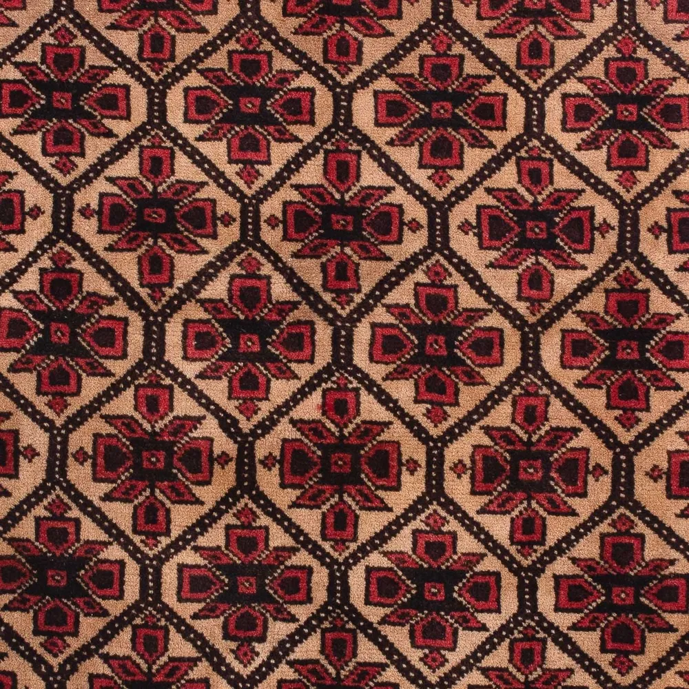 Belutsch Teppich 146 x 84 cm - hellbraun
