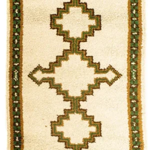 Berber Teppich 140 x 75 cm - beige