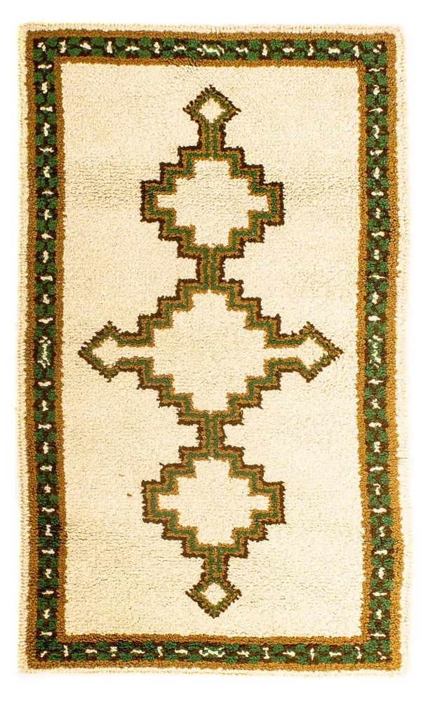 Berber Teppich 140 x 75 cm - beige