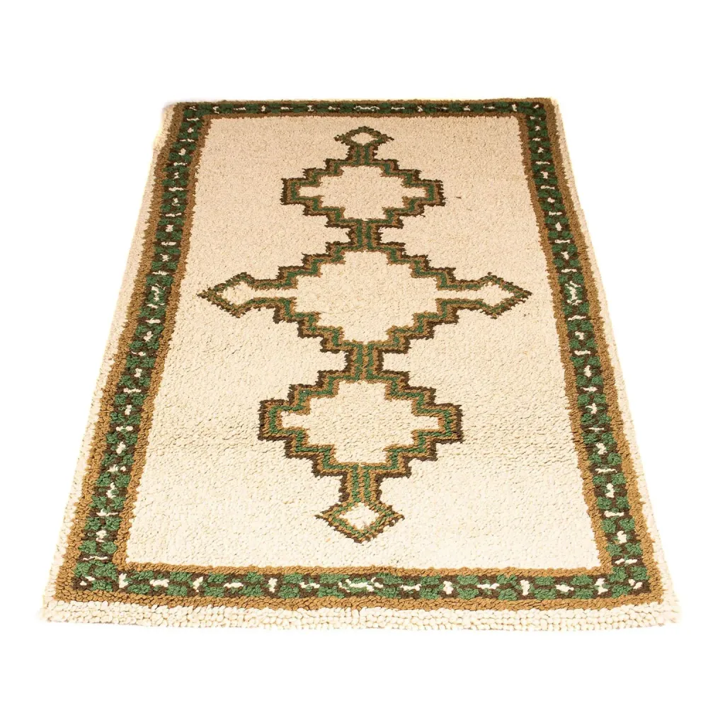 Berber Teppich 140 x 75 cm - beige