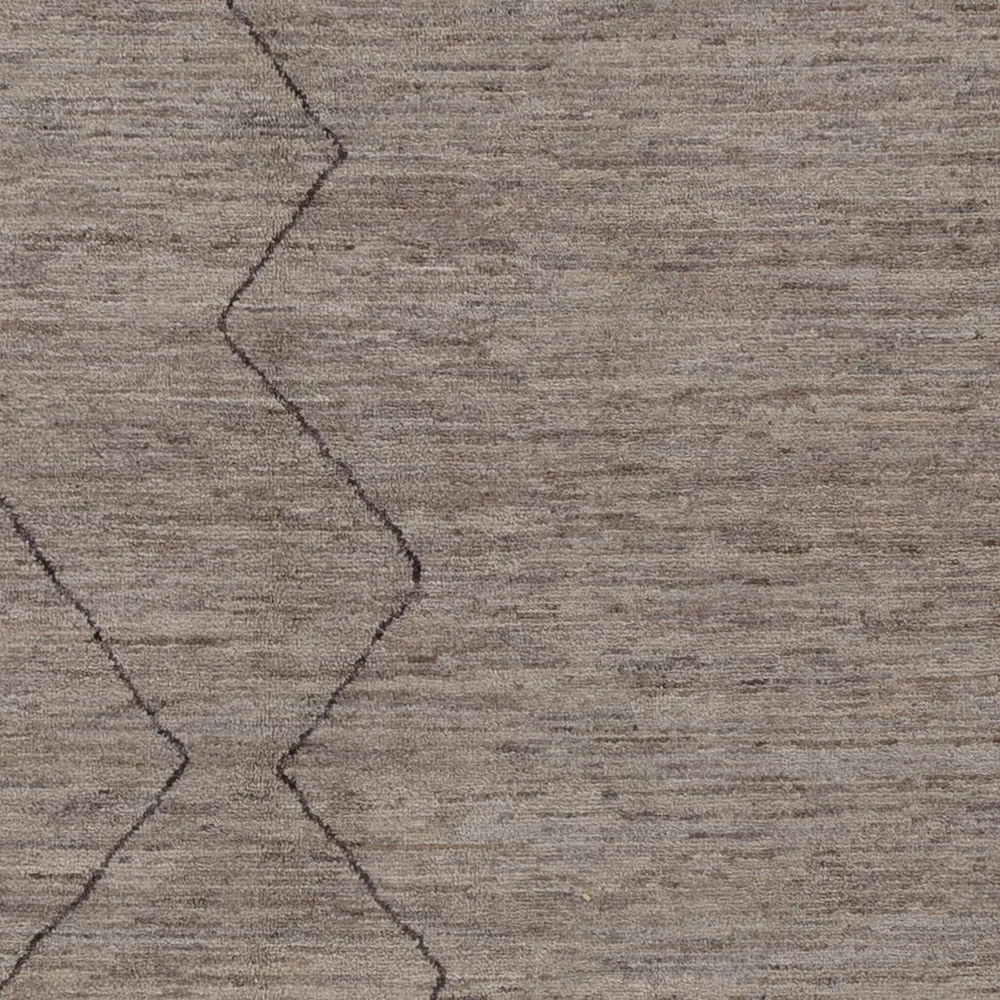 Berber Teppich - 347 x 256 cm - grau