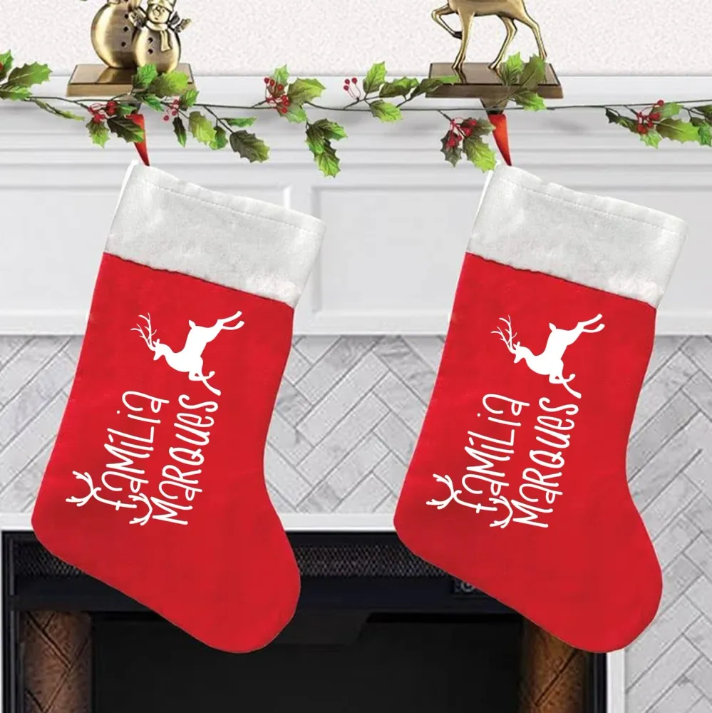 Bota de Natal "Rena de Natal"