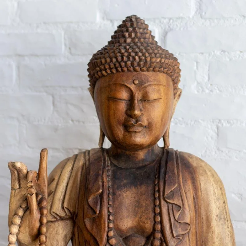 Buda Bali em Madeira 102cm