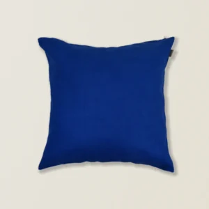 Capa de almofada camurca azul fluorescente t.aprox:45*45cm