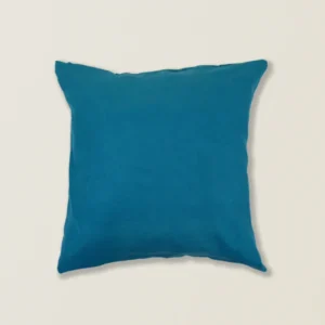 Capa de almofada camurca azul t.aprox:45*45cm
