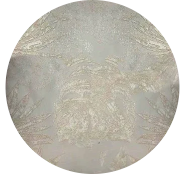 Capa de Almofada com Folhas Elegantes Bege