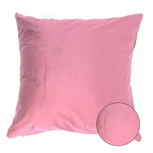 Capa de almofada flanela cor-de-rosa 60x60cm