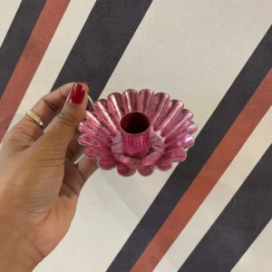 Castiçal Laminado Rosa P