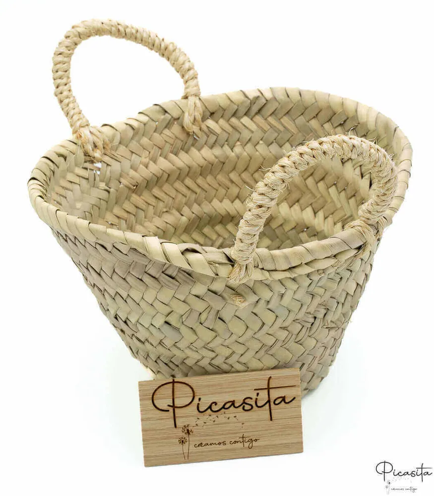 Cesta Feita à Mão S (23x23x15cm)