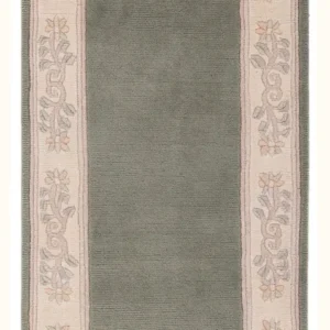 China Teppich - 140 x 70 cm - olivgrün