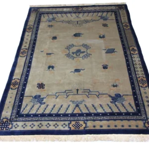 China Teppich 298 x 198 cm - blau
