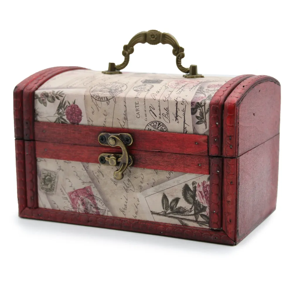 Conjunto de 2 Caixas Coloniais – Design Rosa