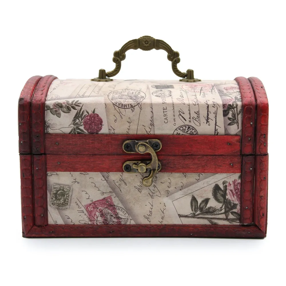 Conjunto de 2 Caixas Coloniais – Design Rosa