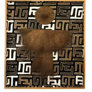 Conjunto Palha Japonês Emoldurado