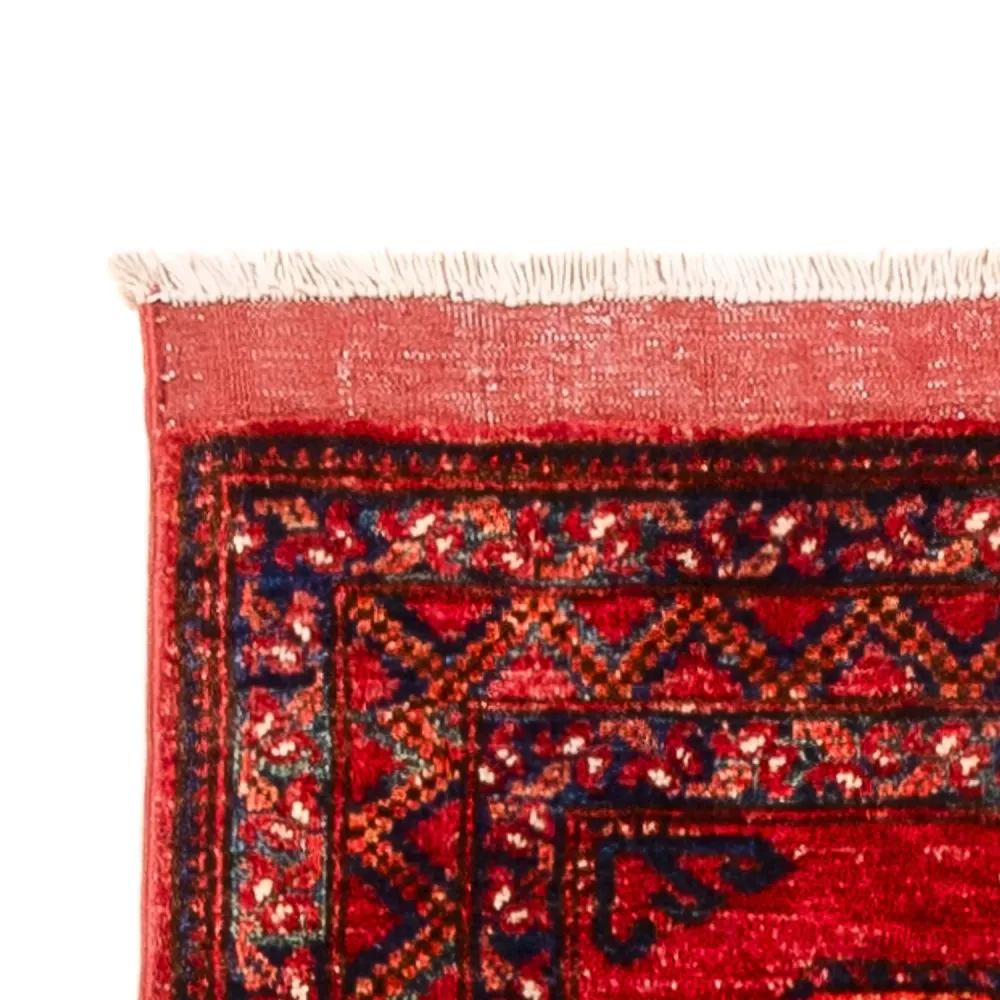 Corredor Tapete afegão - 395 x 76 cm - vermelho