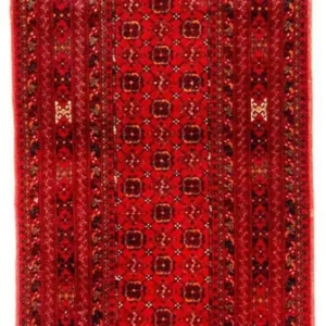 Corredor Tapete afegão - Bukhara - 257 x 83 cm - vermelho