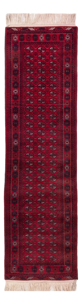 Corredor Tapete afegão - Bukhara - 294 x 84 cm - vermelho