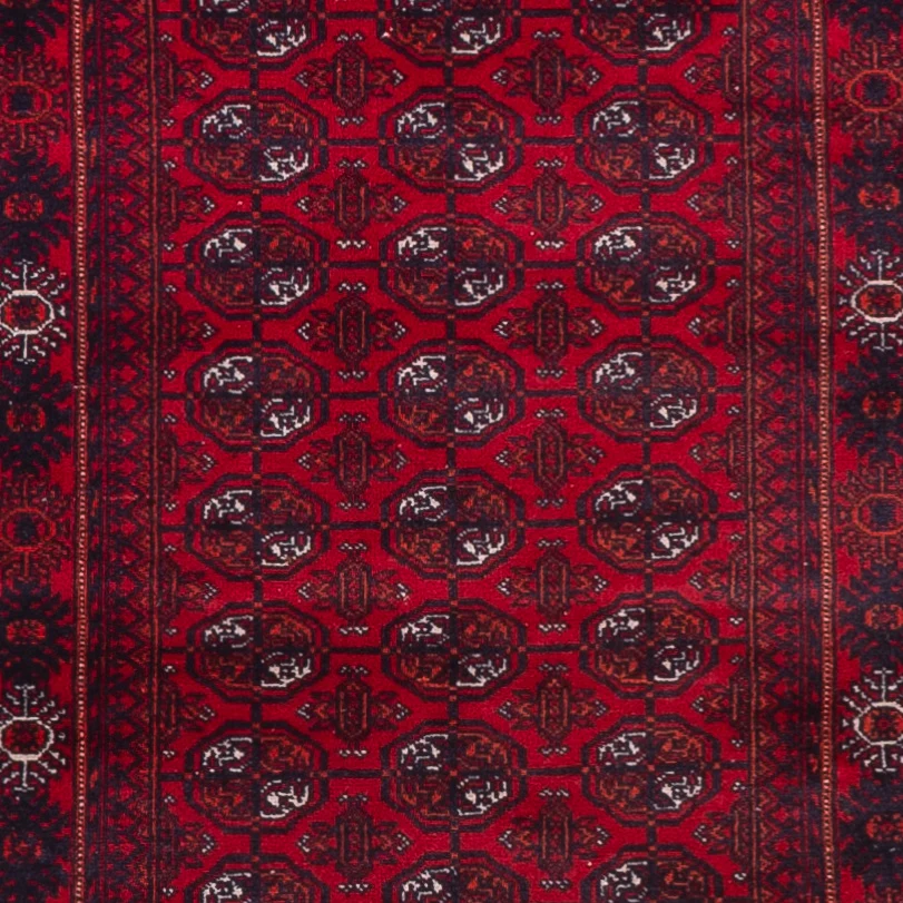 Corredor Tapete afegão - Bukhara - 294 x 84 cm - vermelho