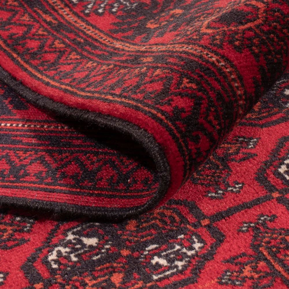 Corredor Tapete afegão - Bukhara - 294 x 84 cm - vermelho