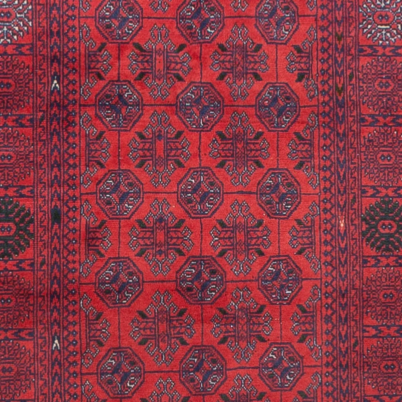 Corredor Tapete afegão - Bukhara - 479 x 89 cm - vermelho