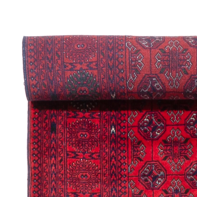 Corredor Tapete afegão - Bukhara - 479 x 89 cm - vermelho