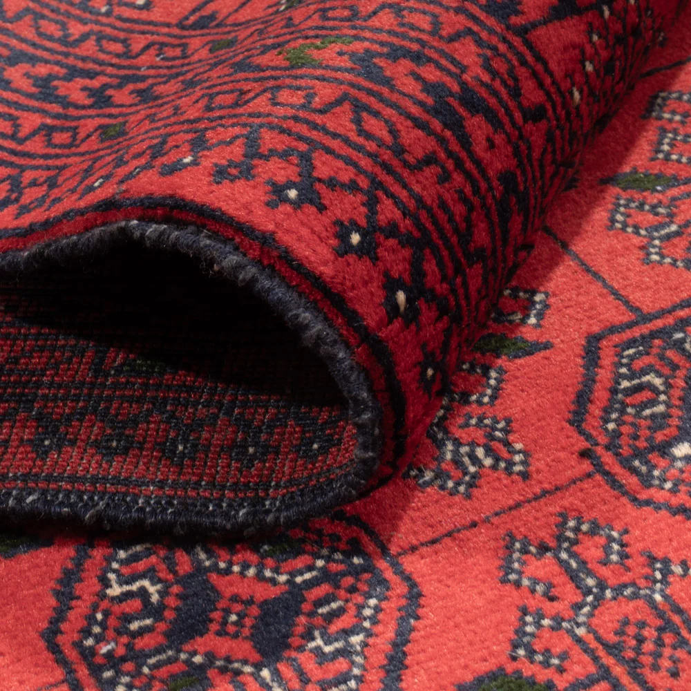 Corredor Tapete afegão - Bukhara - 479 x 89 cm - vermelho
