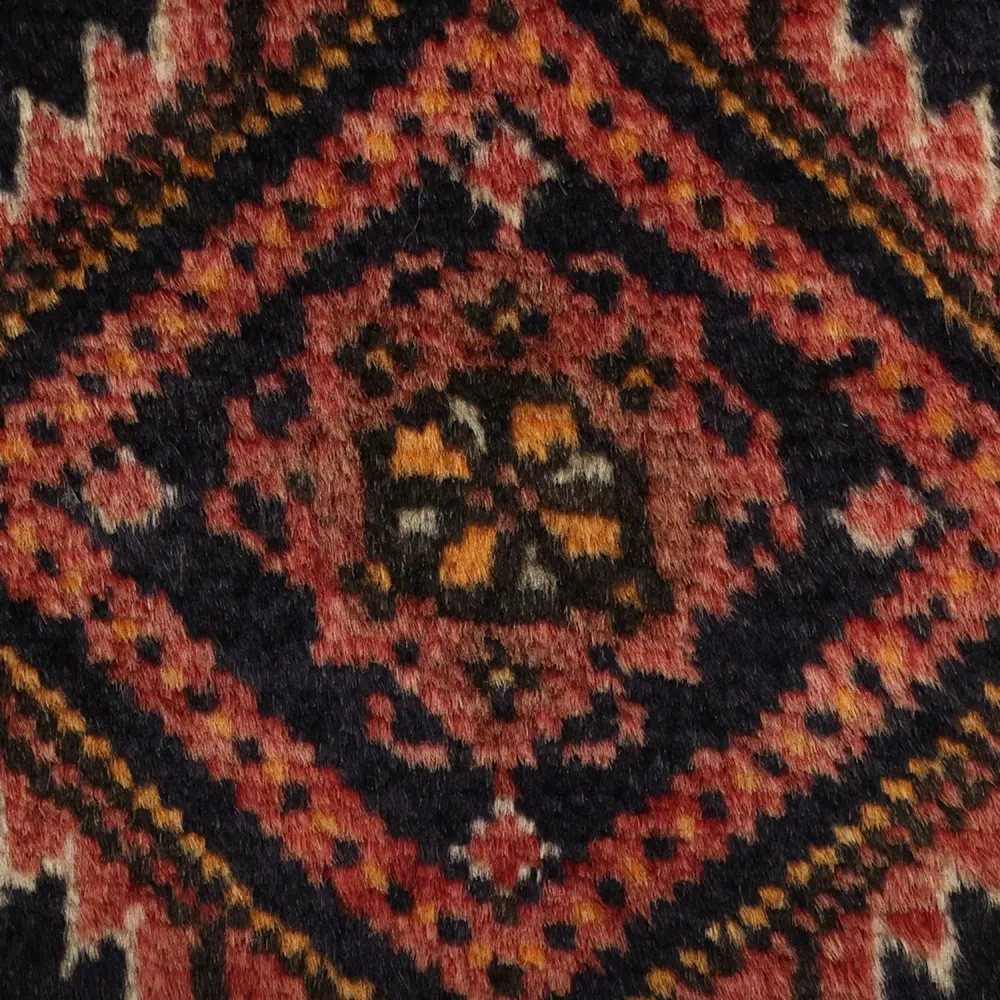 Corredor Tapete Baluch - 186 x 101 cm - castanho escuro