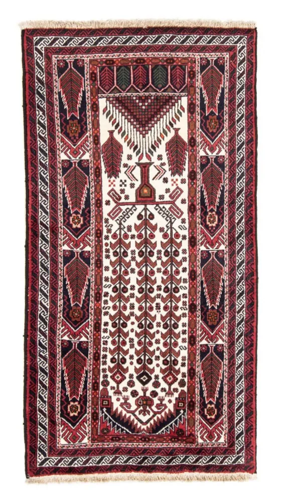 Corredor Tapete Baluch - 191 x 101 cm - vermelho