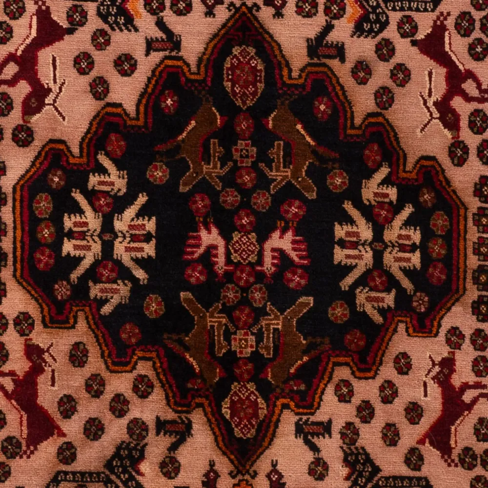 Corredor Tapete Baluch - 193 x 110 cm - vermelho claro