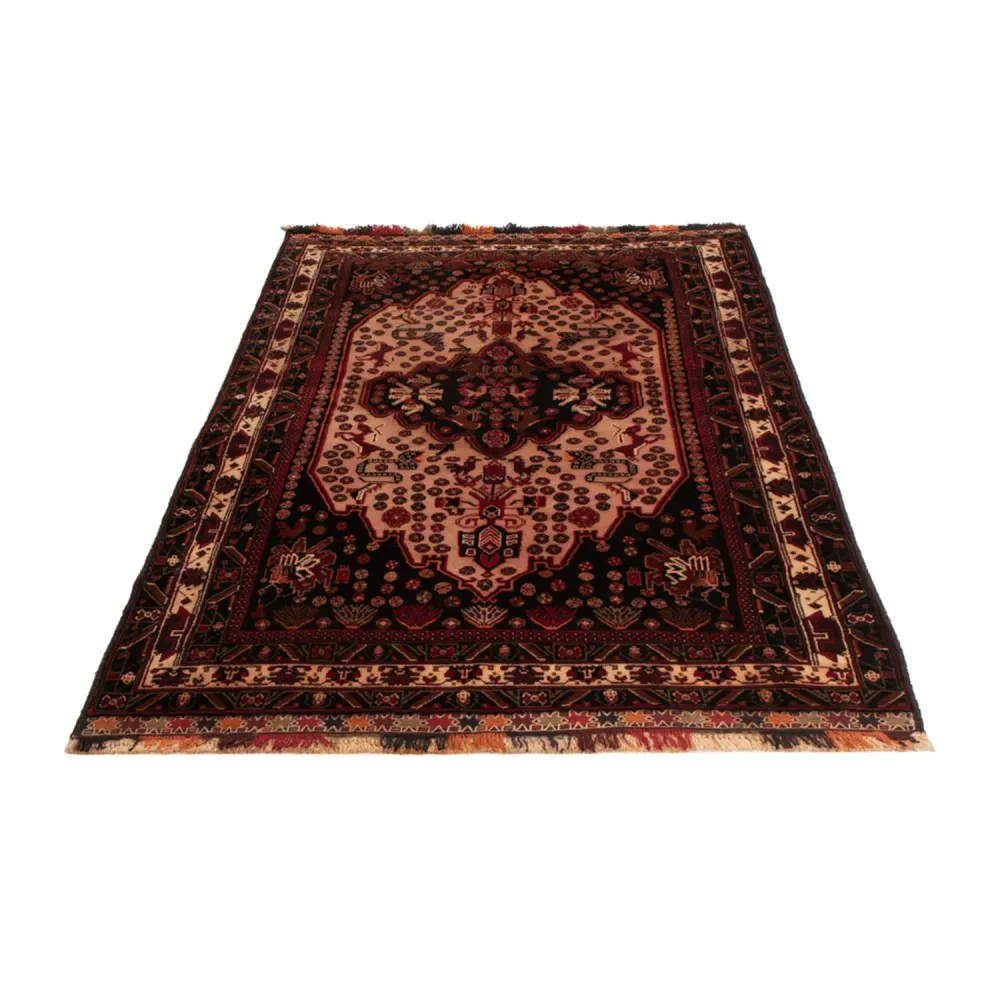 Corredor Tapete Baluch - 193 x 110 cm - vermelho claro