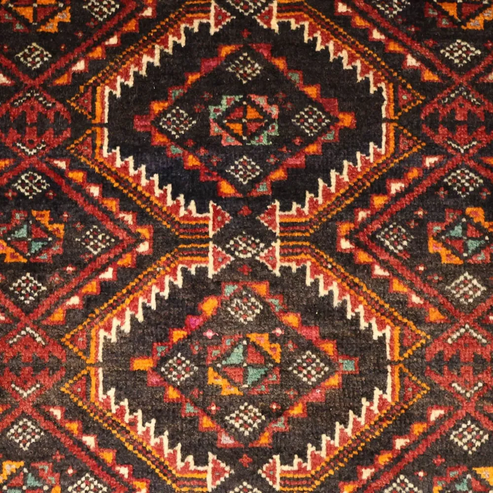 Corredor Tapete Baluch - 195 x 98 cm - vermelho escuro