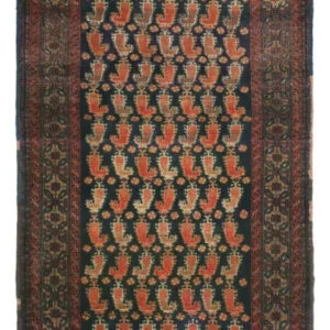 Corredor Tapete Baluch - 212 x 102 cm - bege escuro