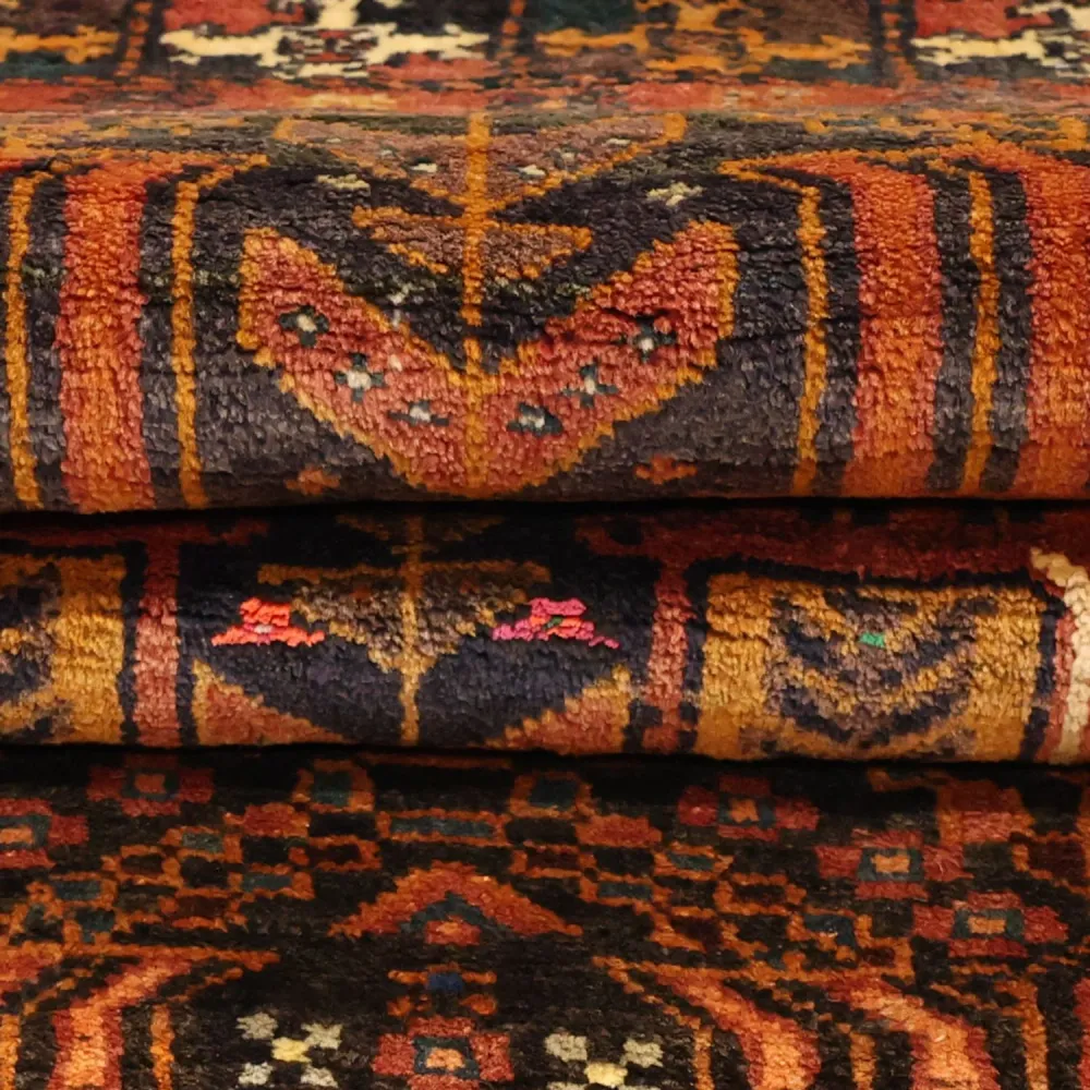 Corredor Tapete Baluch - 212 x 106 cm - vermelho escuro